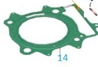 DOMİNAR 400 SİLİNDİR CONTASI ALT+ÜST