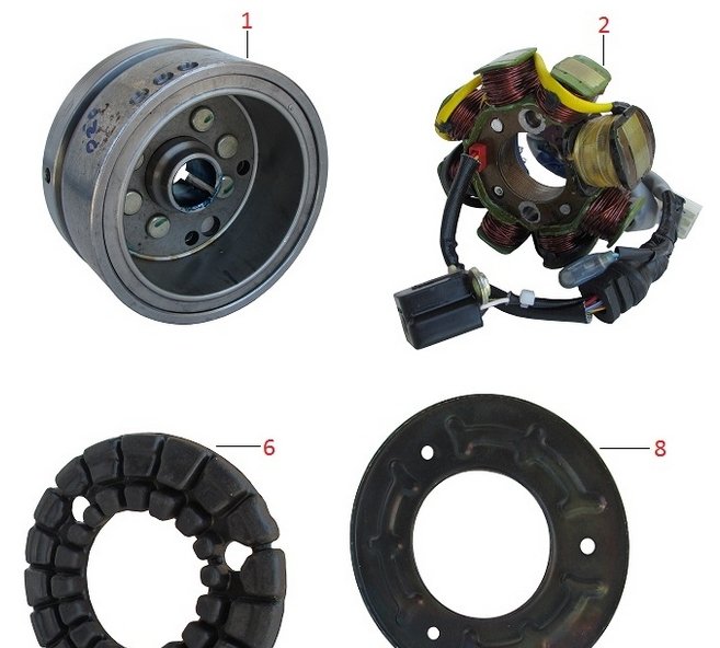 BOXER150 ALTERNATÖR AKSAMI (lütfen resmi tıklayın)